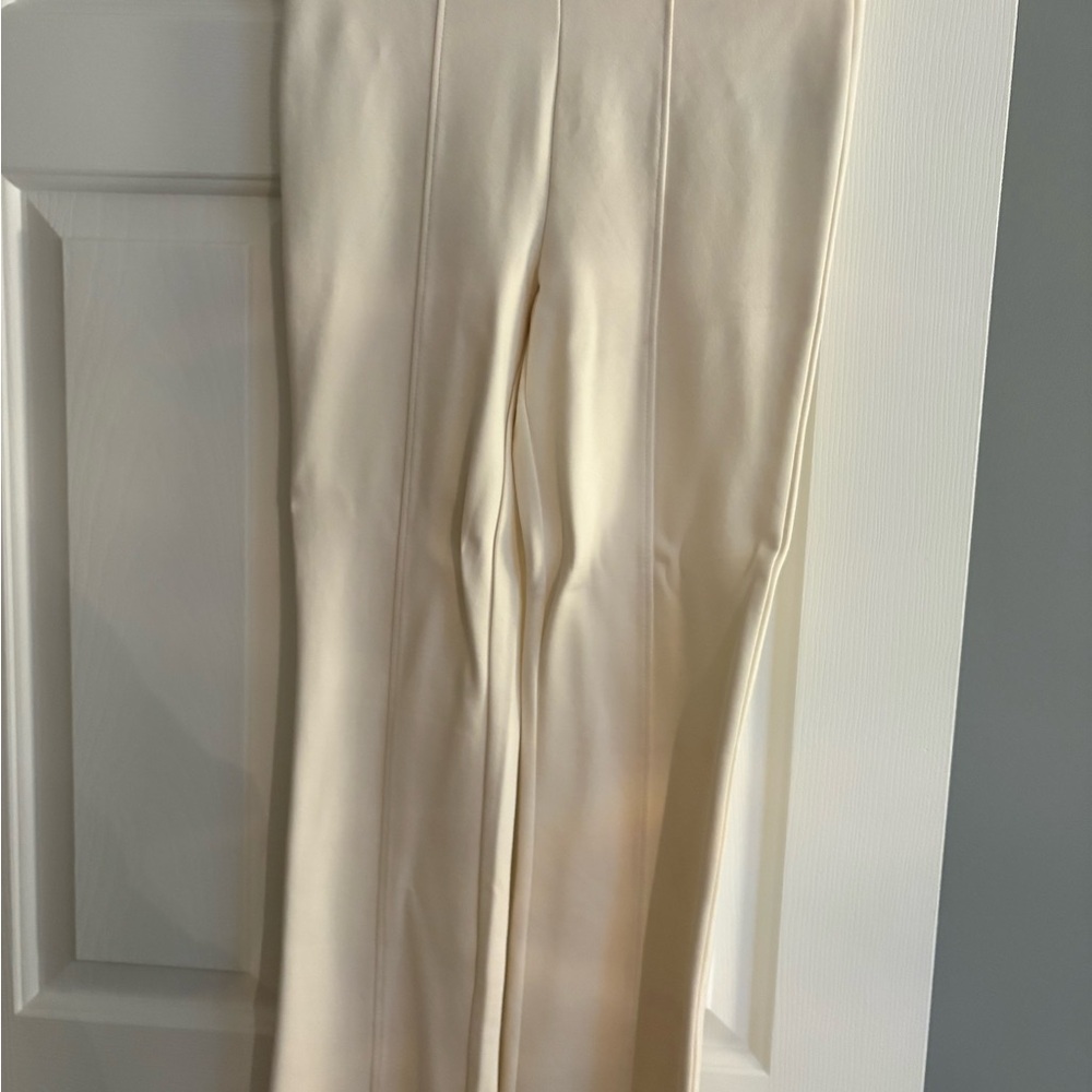 Forever 21 Cream Straight Leg Pants